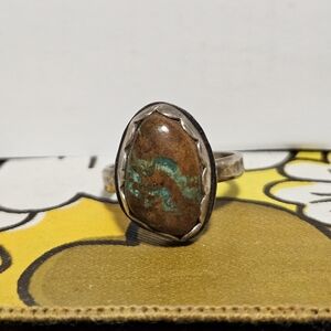 Authentic Handmade Royston Turquouse and Sterling Silver Ring